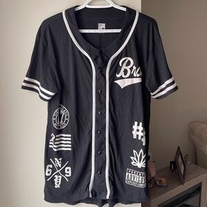 Parental Advisorg Baseball Jersey Shirt Medium